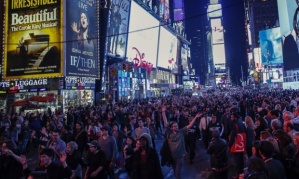 Times Square, New York City, November 24. Photo: Kena Betancur/AFP/Getty Images.
