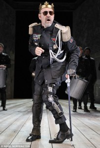 Kevin Spacey as Richard III at the Old Vic in London. Photo by Nigel Norrington.