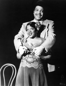 Nell Carter and Ken Page in the original Broadway production of Ain't Misbehaving, 1978. Photo by Bill Evans.